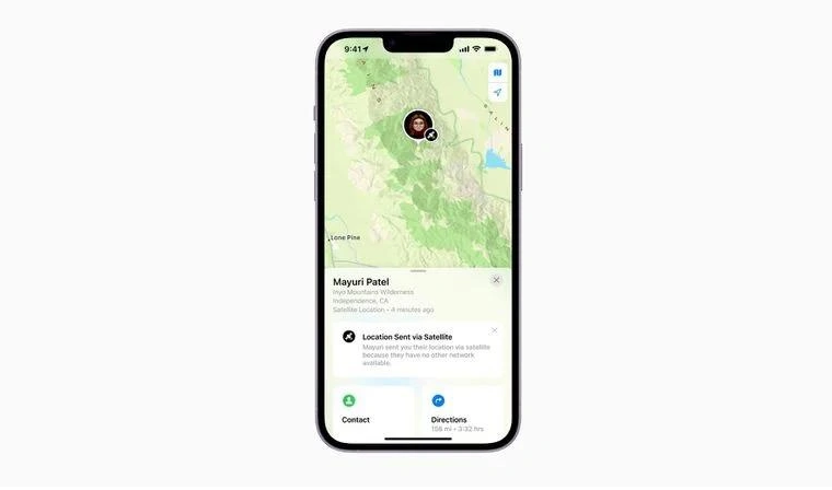 番禺苹果14维修分享iPhone14系列中 FindMy功能通过卫星分享位置方法教程 